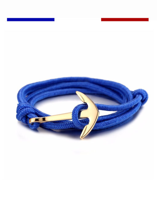 Bracelet Ancre marine Or Premium - Réglable