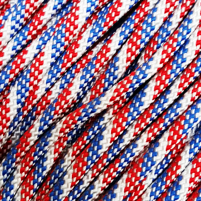 Corde 3mm Bleu Blanc Rouge V1