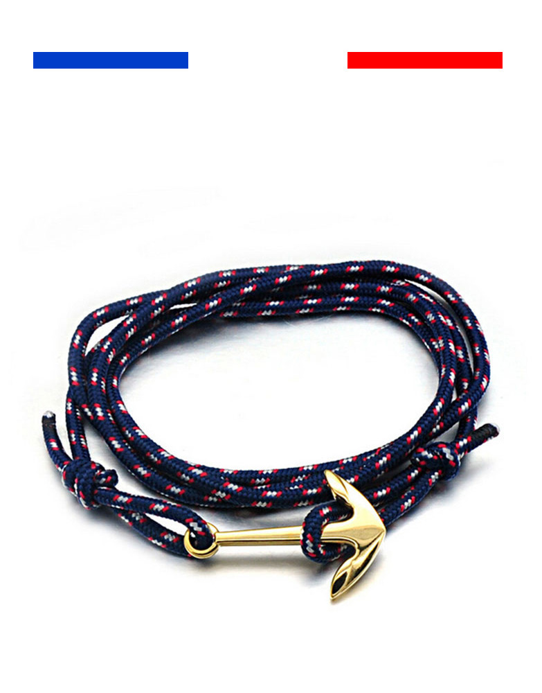 bracelet-ancre-marine-or-bleu-acier