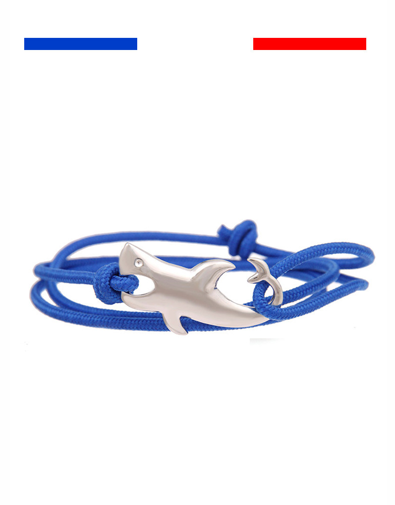 bracelet-corde-requin-bleu-argent