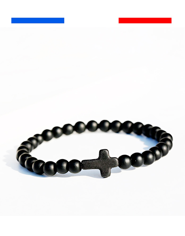 bracelet-croix-noir
